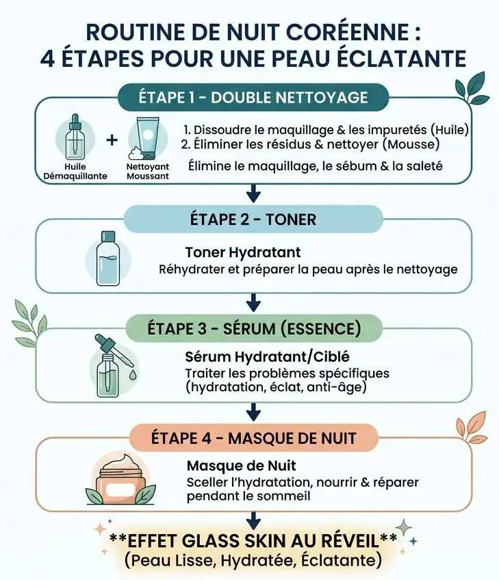 routine de nuit coréenne