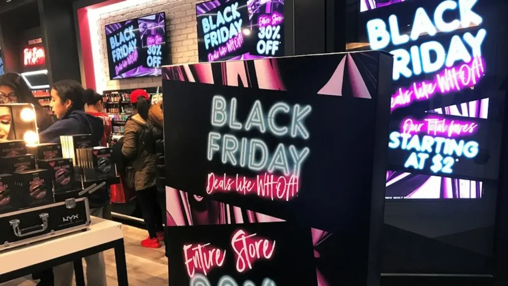 black friday maquillage promotions en magasin